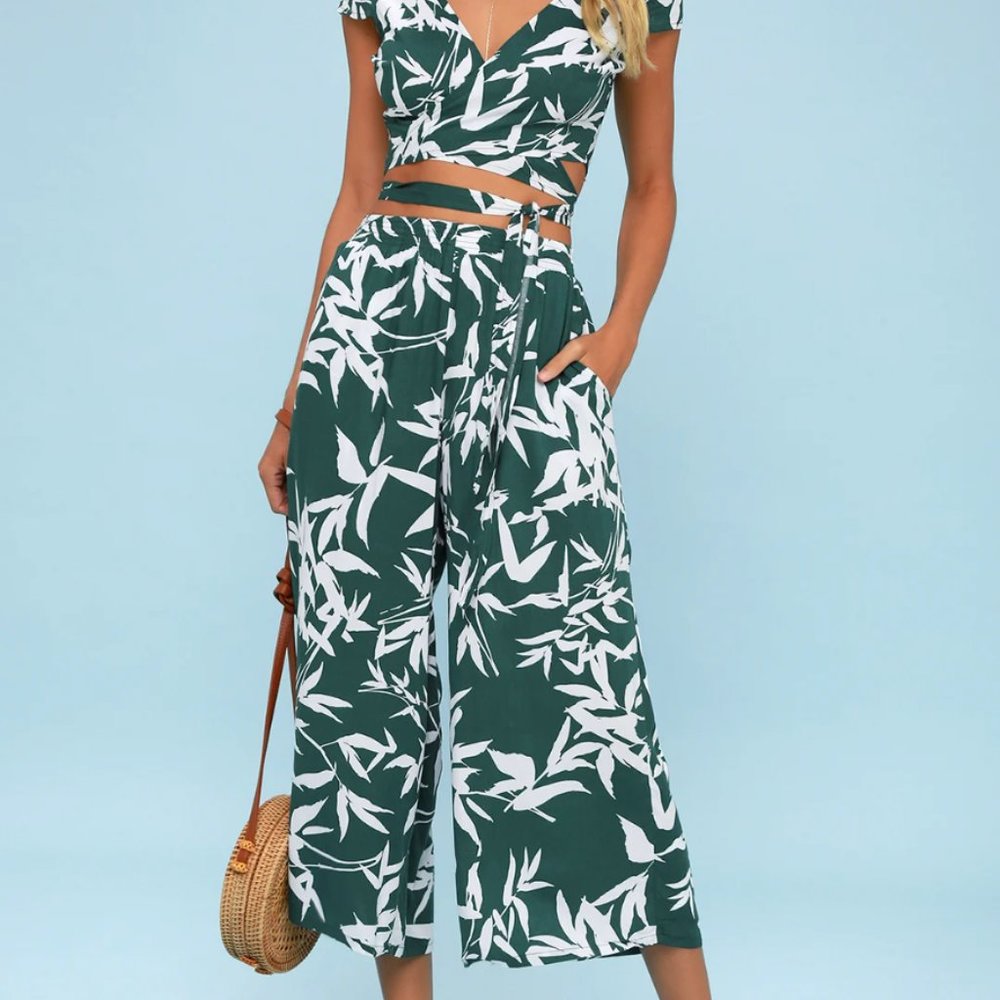 OBEY Calico Wide-Leg Pant Size Small